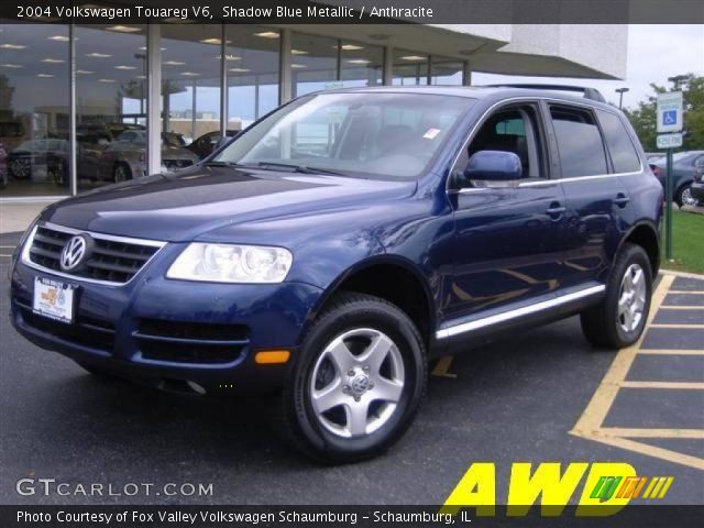 2004 Volkswagen Touareg V6 in Shadow Blue Metallic