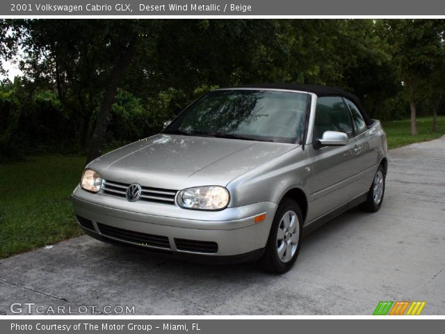 2001 Volkswagen Cabrio GLX in Desert Wind Metallic