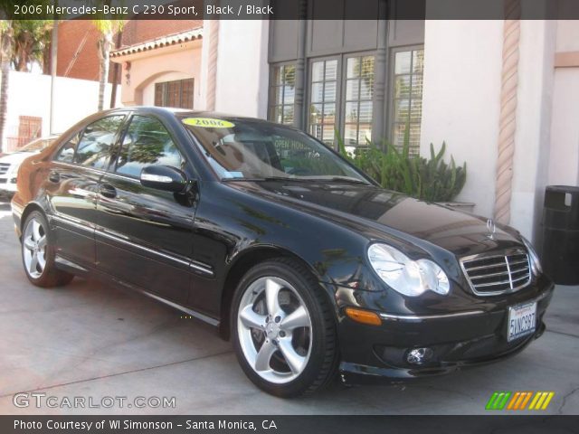2006 Mercedes-Benz C 230 Sport in Black