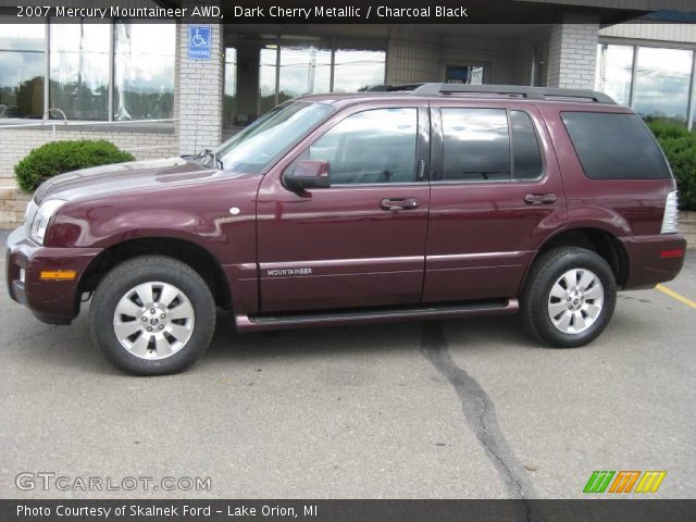 2007 Mercury Mountaineer AWD in Dark Cherry Metallic