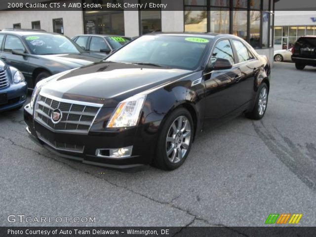 2008 Cadillac CTS 4 AWD Sedan in Black Cherry