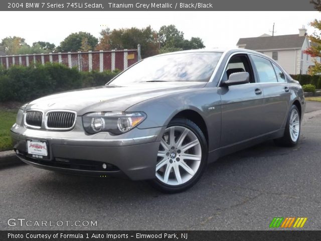 2004 BMW 7 Series 745Li Sedan in Titanium Grey Metallic