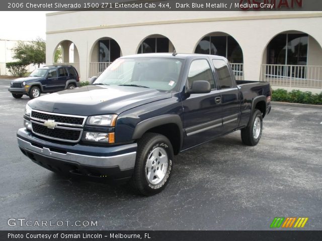 2006 Chevrolet Silverado 1500 Z71 Extended Cab 4x4 in Dark Blue Metallic