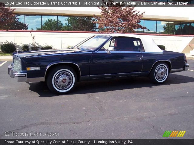 1984 Cadillac Eldorado Biarritz Convertible in Midnight Blue Firemist Metallic