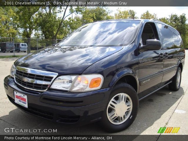 2001 Chevrolet Venture LS in Dark Sapphire Blue Metallic