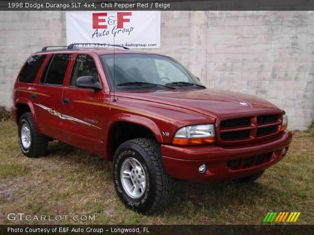 1998 Dodge Durango SLT 4x4 in Chili Pepper Red
