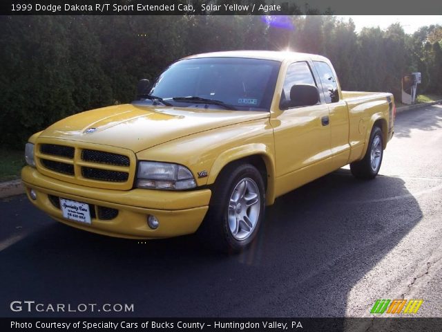 Dodge Dakota Rt Black. Solar Yellow 1999 Dodge Dakota