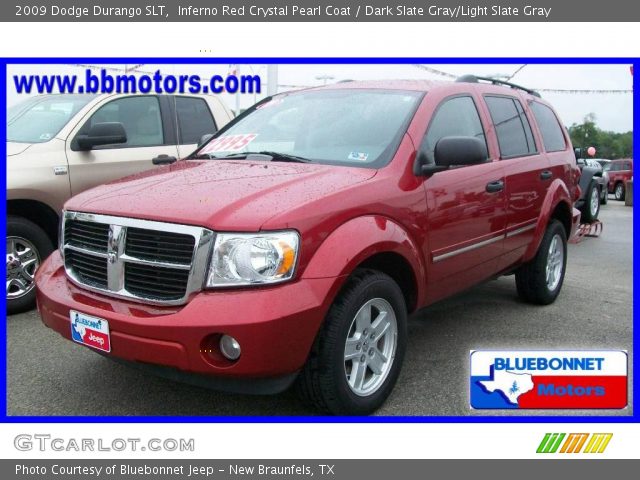 2009 Dodge Durango SLT in Inferno Red Crystal Pearl Coat
