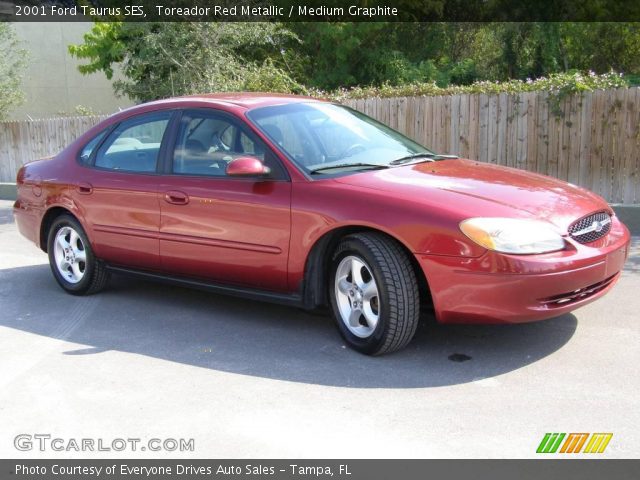 2001 Ford Taurus SES in Toreador Red Metallic