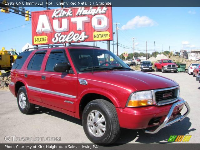 1999 GMC Jimmy SLT 4x4 in Cherry Red Metallic