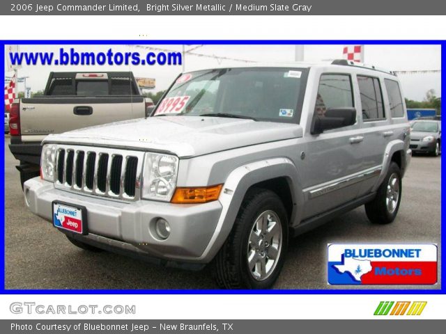 2006 Jeep Commander Limited in Bright Silver Metallic