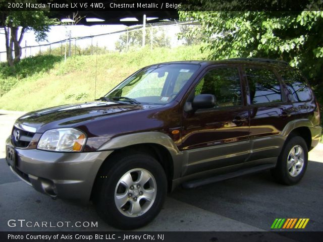 2002 Mazda Tribute LX V6 4WD in Chestnut Metallic