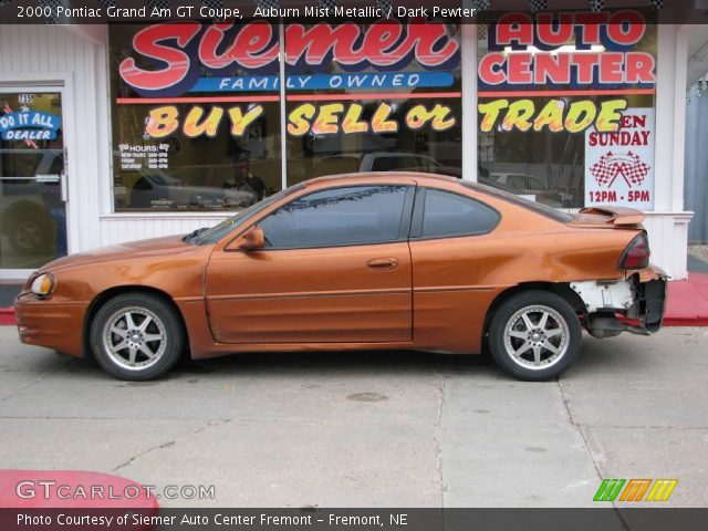 2000 Pontiac Grand Am GT Coupe in Auburn Mist Metallic