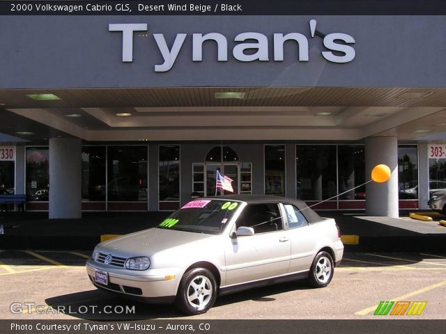 2000 Volkswagen Cabrio GLS in Desert Wind Beige