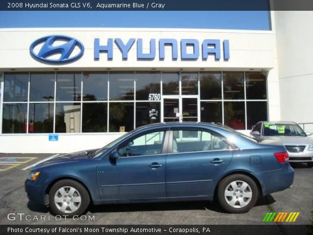 2008 Hyundai Sonata GLS V6 in Aquamarine Blue