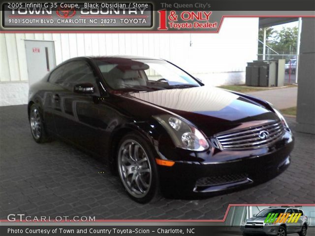 2005 Infiniti G 35 Coupe in Black Obsidian
