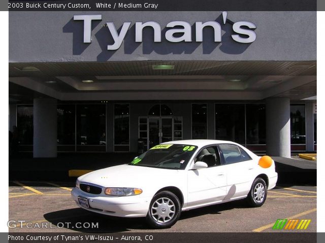 2003 Buick Century Custom in White