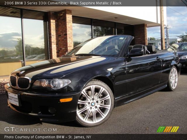 2006 BMW 3 Series 330i Convertible in Black Sapphire Metallic