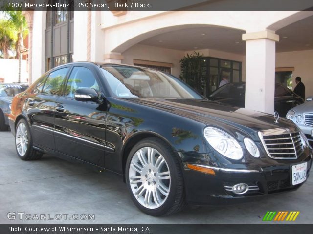 2007 Mercedes-Benz E 350 Sedan in Black