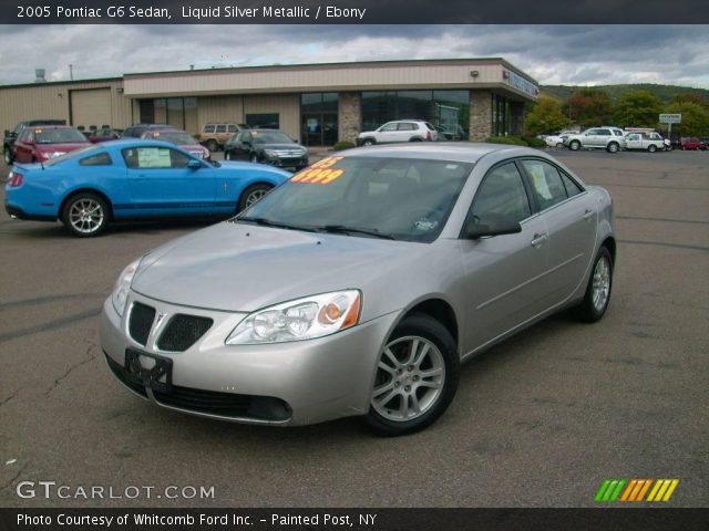 2005 Pontiac G6 Sedan in Liquid Silver Metallic