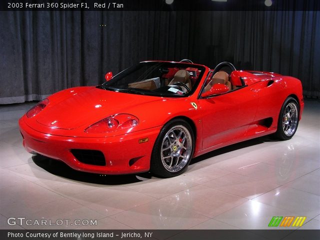 2003 Ferrari 360 Spider F1 in Red