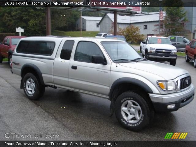 2001 Toyota Tacoma V6 PreRunner Xtracab in Lunar Mist Silver Metallic