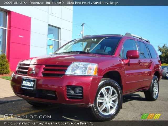 2005 Mitsubishi Endeavor Limited AWD in Ultra Red Pearl