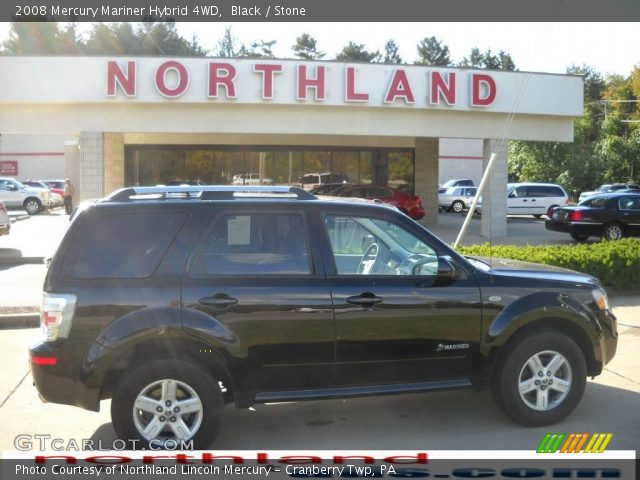2008 Mercury Mariner Hybrid 4WD in Black