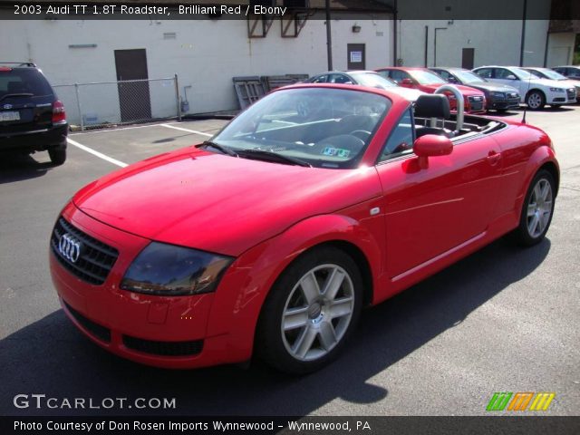 2003 Audi TT 1.8T Roadster in Brilliant Red