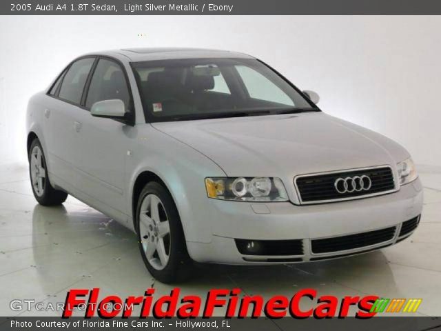 2005 Audi A4 1.8T Sedan in Light Silver Metallic