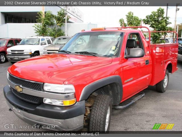 2002 Chevrolet Silverado 2500 Regular Cab Chassis Utility in Victory Red