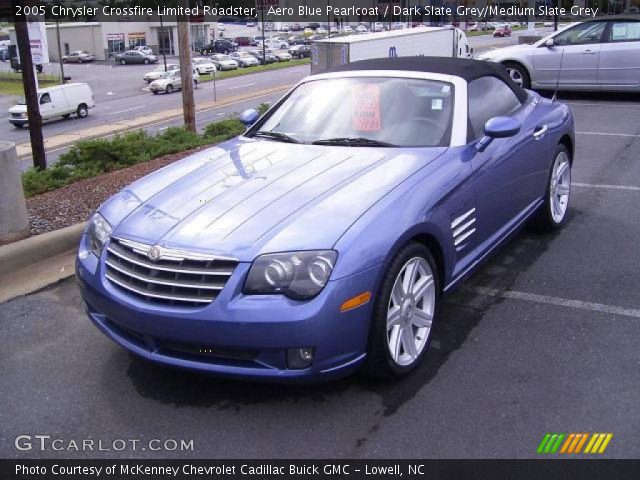 2005 Chrysler Crossfire Limited Roadster in Aero Blue Pearlcoat