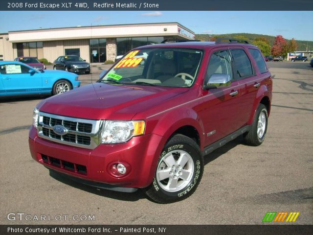2008 Ford Escape XLT 4WD in Redfire Metallic