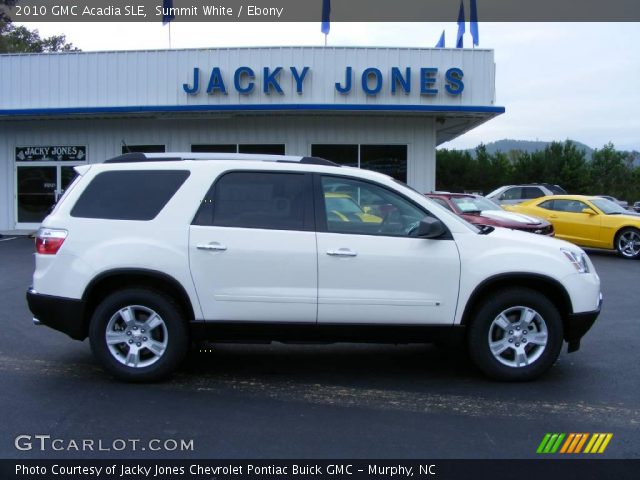 2010 GMC Acadia SLE in Summit White