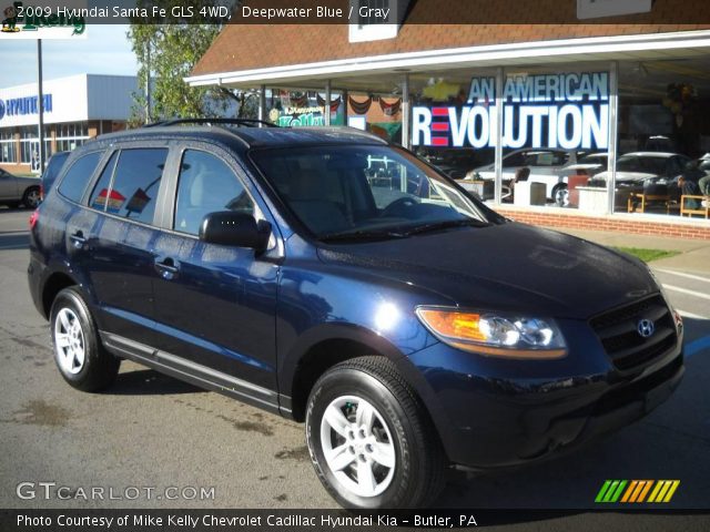 2009 Hyundai Santa Fe GLS 4WD in Deepwater Blue