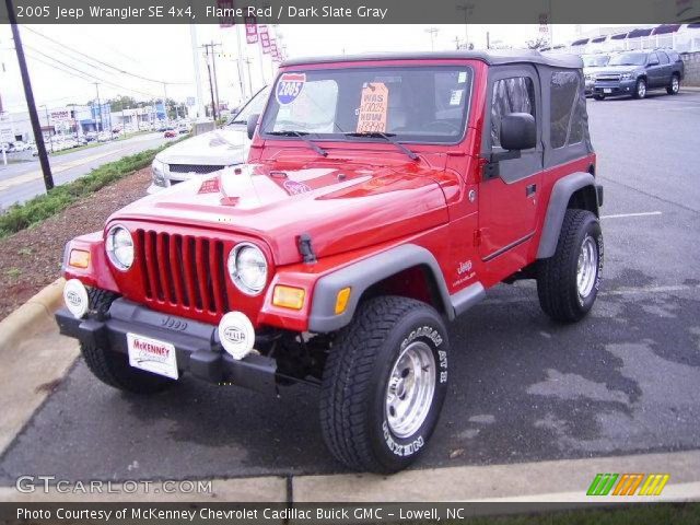 2005 Jeep Wrangler SE 4x4 in Flame Red