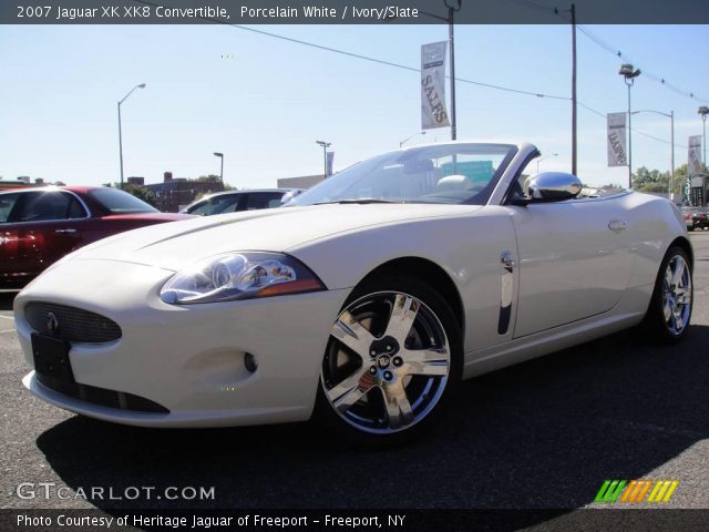 2007 Jaguar XK XK8 Convertible in Porcelain White
