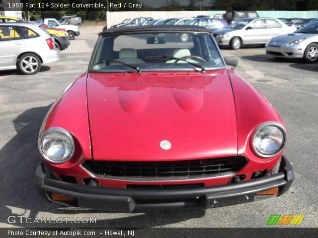 1968 Fiat 124 Spider Convertible in Red