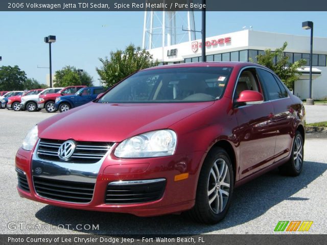 2006 Volkswagen Jetta TDI Sedan in Spice Red Metallic