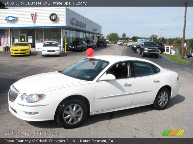2009 Buick LaCrosse CXL in White Opal