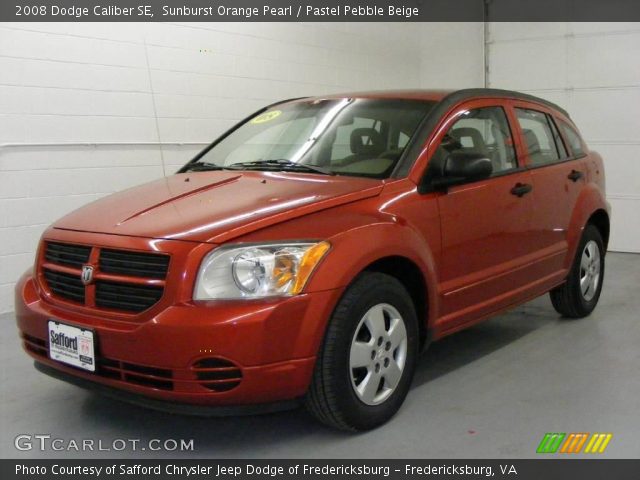 2008 Dodge Caliber SE in Sunburst Orange Pearl