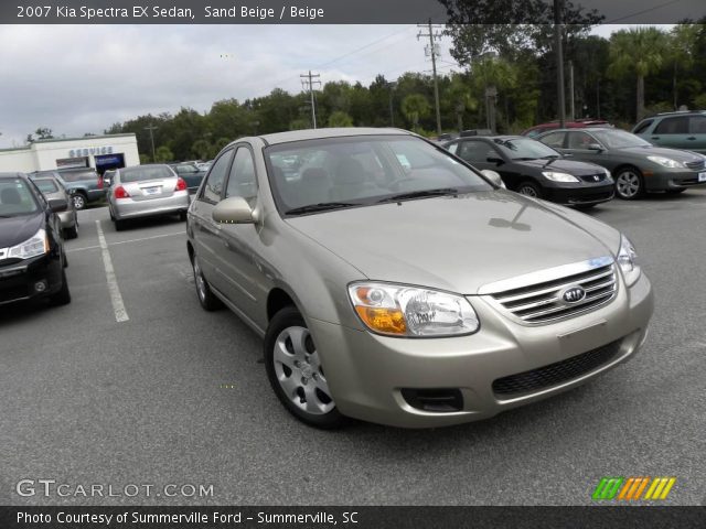 2007 Kia Spectra EX Sedan in Sand Beige