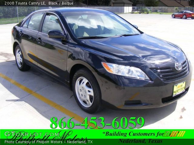 2008 Toyota Camry LE in Black