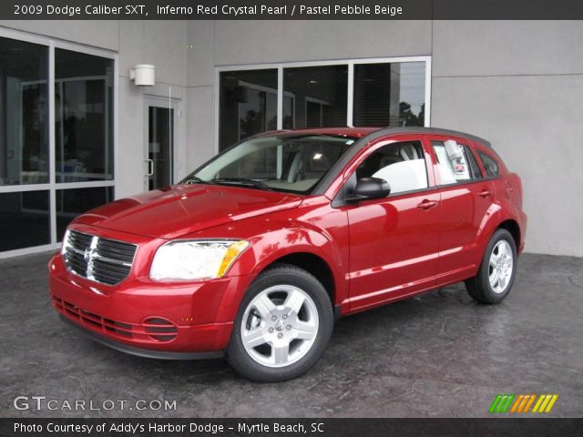 2009 Dodge Caliber SXT in Inferno Red Crystal Pearl