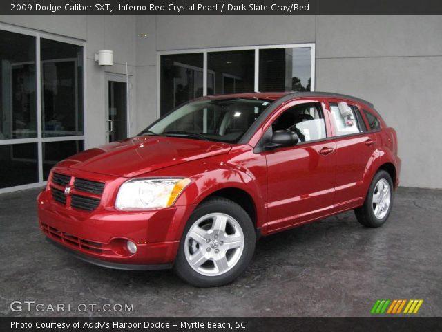 2009 Dodge Caliber SXT in Inferno Red Crystal Pearl