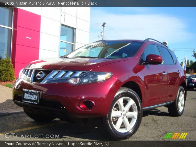 2009 Nissan Murano S AWD in Merlot Metallic