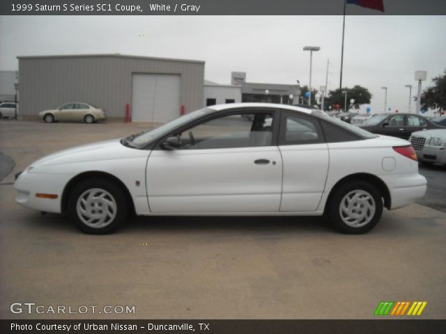 1999 Saturn S Series SC1 Coupe in White