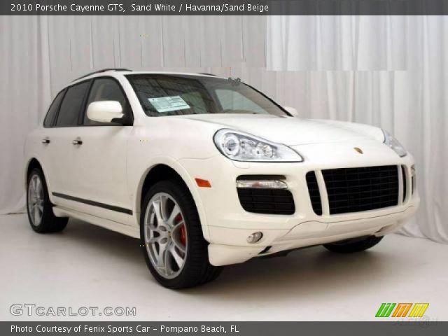 2010 Porsche Cayenne GTS in Sand White