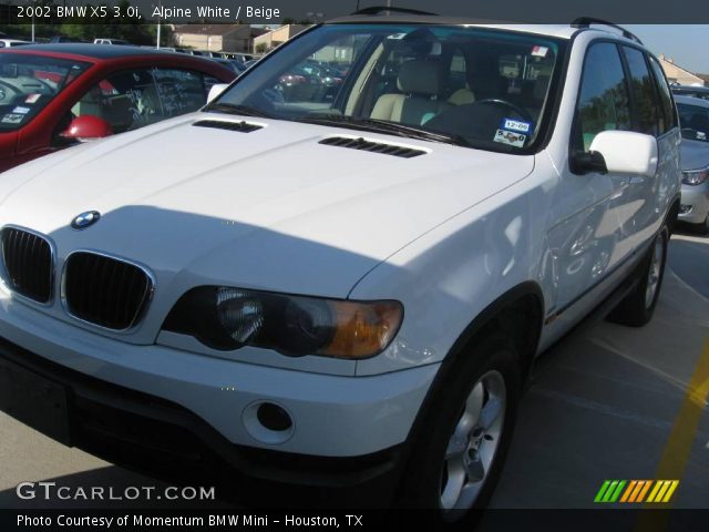 2002 BMW X5 3.0i in Alpine White