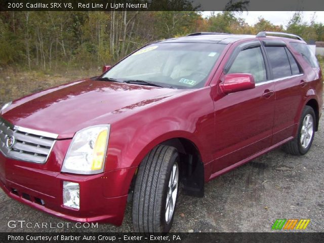 2005 Cadillac SRX V8 in Red Line